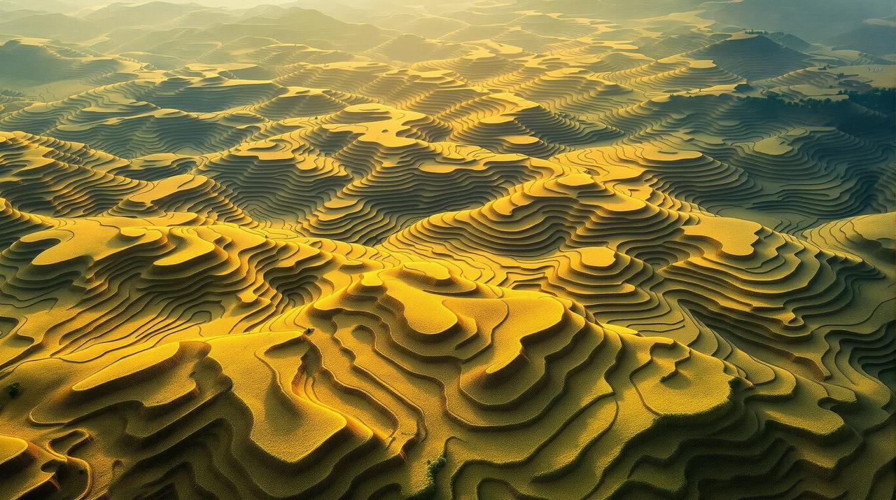 如如影视 - 旱作梯田:塬上的大地艺术 旱作梯田:塬上的大地艺术